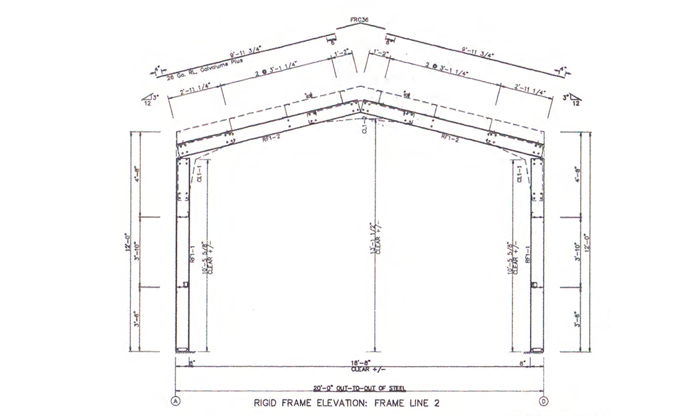 20x24x10 Metal Building 20x24x10 Metal Building Kit