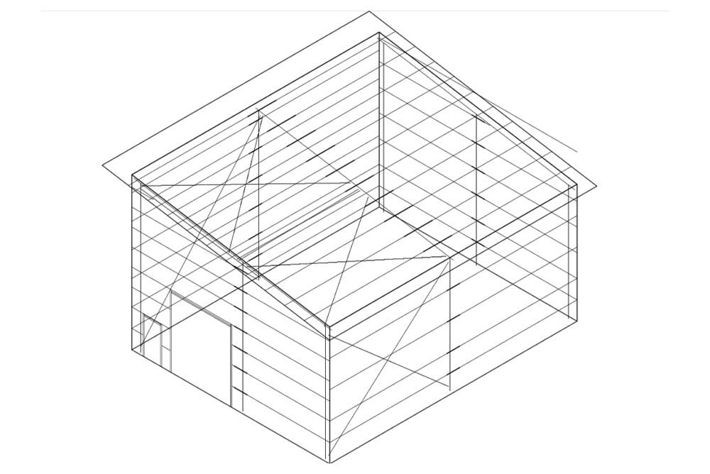 Wire Frame Plans for a Metal Building
