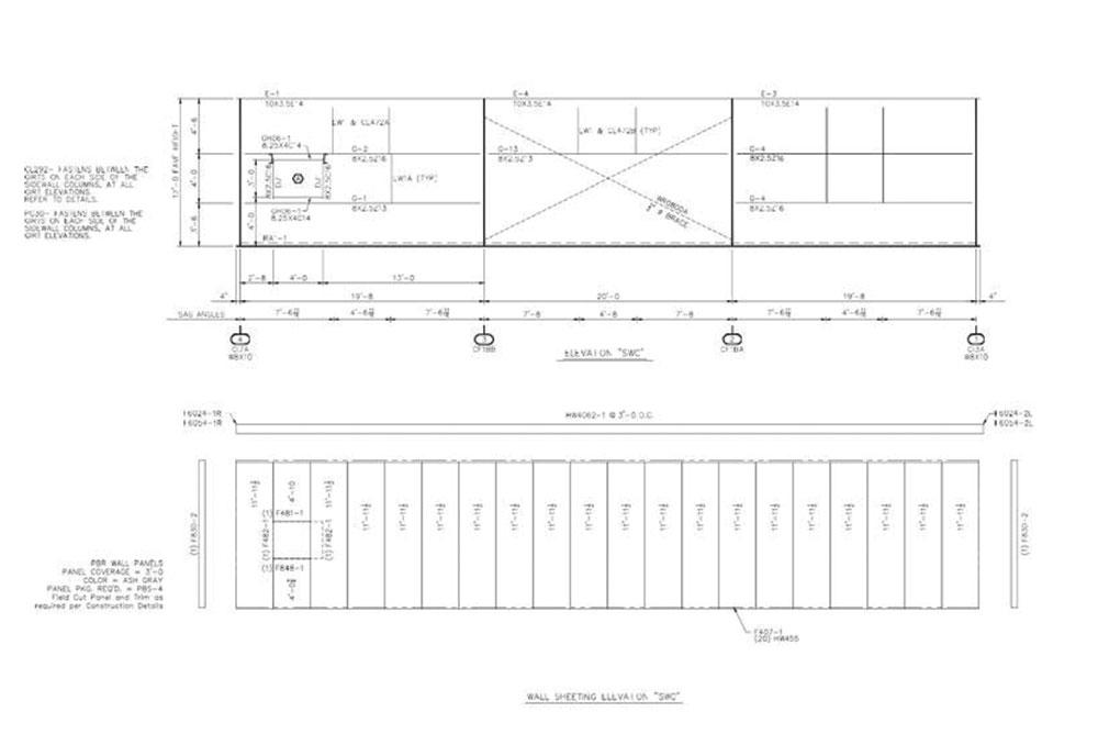 FL1765 Plans for a Metal Building
