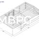 Wire Frame Plans of a Steel Building
