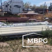 Steel Building Parts on the Ground