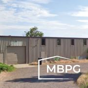 Tan Colored Metal Building