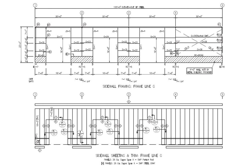 110x120 Metal Building Plans