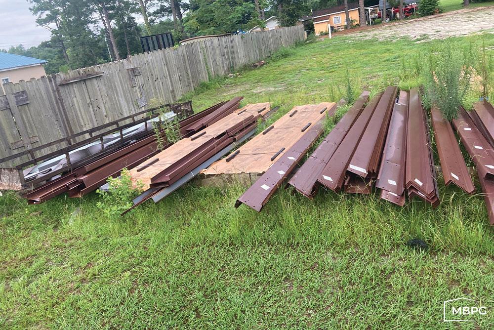 NC1790 | Red Iron Laying in Grass Red Iron Laying in Grass